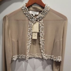J Kara New York Beaded Jacket